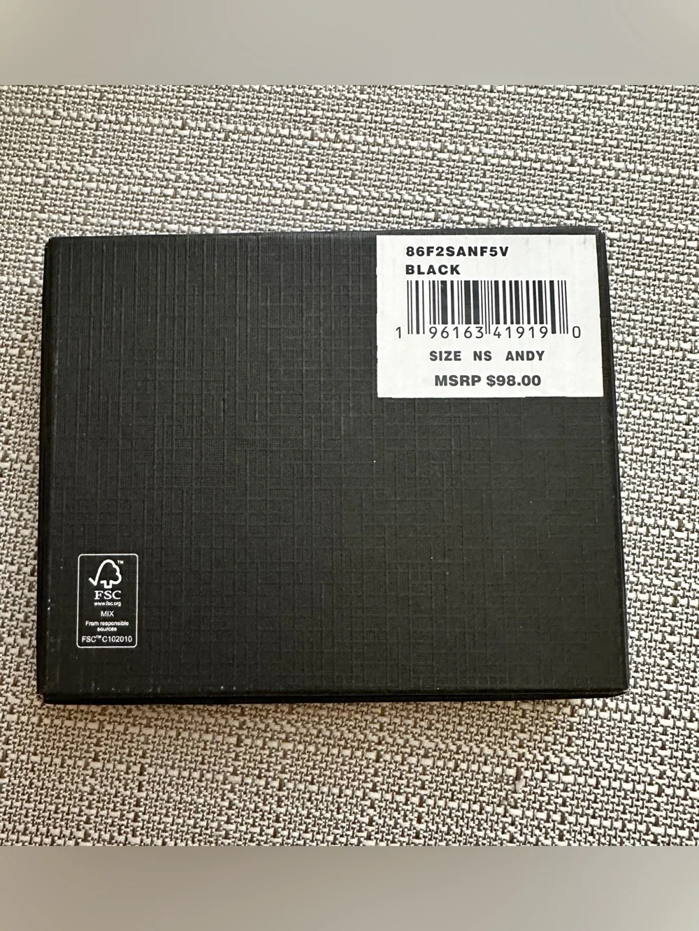Michael Kors Men's Slim Billfold Wallet - Black